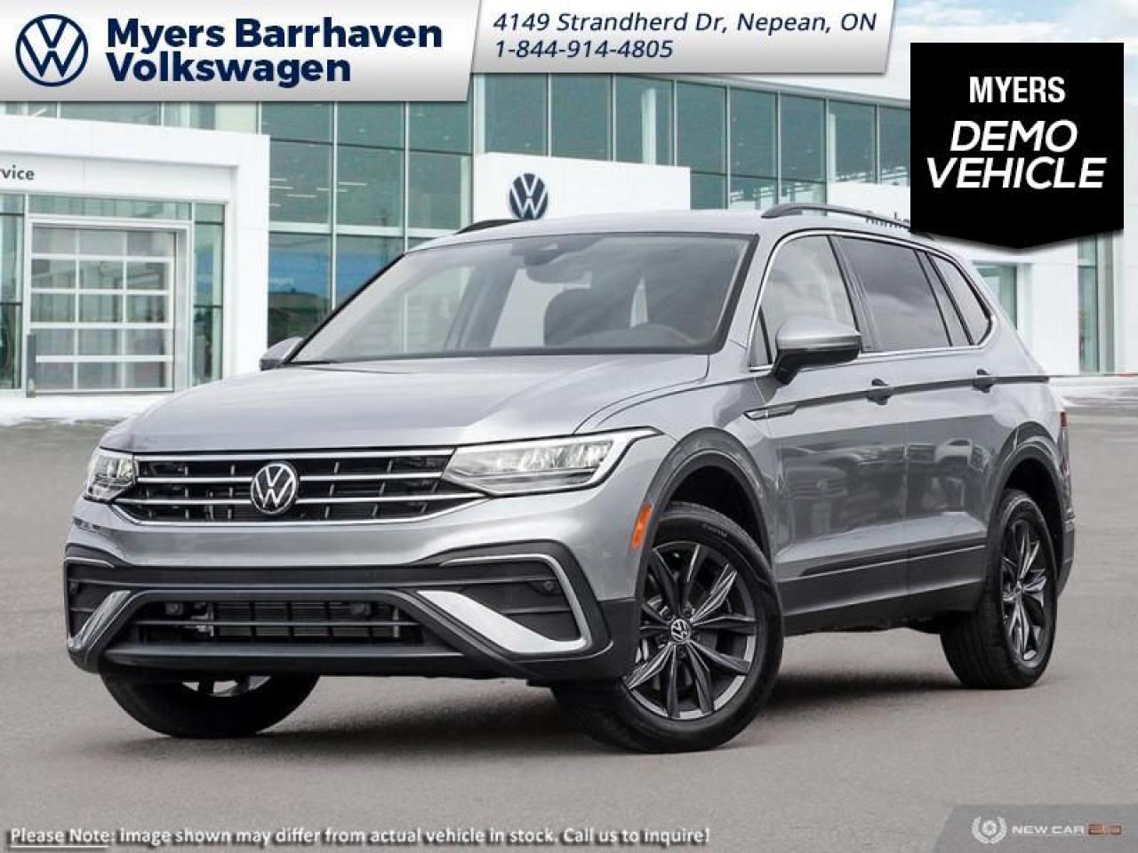 <b>Sunroof!</b><br> <br> <br> <br>  Sophisticated yet capable, bold yet stylish, this 2024 Tiguan is the best of both worlds. <br> <br>Whether its a weekend warrior or the daily driver this time, this 2024 Tiguan makes every experience easier to manage. Cutting edge tech, both inside the cabin and under the hood, allow for safe, comfy, and connected rides that keep the whole party going. The crossover of the future is already here, and its called the Tiguan.<br> <br> This pyrite silver metallic SUV  has an automatic transmission and is powered by a  2.0L I4 16V GDI DOHC Turbo engine.<br> <br> Our Tiguans trim level is Comfortline. Stepping up to this Tiguan Comfortline rewards you with a power liftgate, mobile device wireless charging, adaptive cruise control, supportive heated synthetic leather-trimmed front seats, a heated leatherette-wrapped steering wheel, LED headlights with daytime running lights, and an upgraded 8-inch infotainment screen with SiriusXM satellite radio, Apple CarPlay, Android Auto, and a 6-speaker audio system. Additional features include front and rear cupholders, remote keyless entry with power cargo access, lane keep assist, lane departure warning, blind spot detection, front and rear collision mitigation, autonomous emergency braking, three 12-volt DC power outlets, remote start, a rear camera, and so much more. This vehicle has been upgraded with the following features: Sunroof. <br><br> <br>To apply right now for financing use this link : <a href=https://www.barrhavenvw.ca/en/form/new/financing-request-step-1/44 target=_blank>https://www.barrhavenvw.ca/en/form/new/financing-request-step-1/44</a><br><br> <br/>    5.99% financing for 84 months. <br> Buy this vehicle now for the lowest bi-weekly payment of <b>$300.22</b> with $0 down for 84 months @ 5.99% APR O.A.C. ( Plus applicable taxes -  $840 Documentation fee. Cash purchase selling price includes: Tire Stewardship ($20.00), OMVIC Fee ($12.50). (HST) are extra. </br>(HST), licence, insurance & registration not included </br>    ).  Incentives expire 2025-01-02.  See dealer for details. <br> <br> <br>LEASING:<br><br>Estimated Lease Payment: $269 bi-weekly <br>Payment based on 4.99% lease financing for 48 months with $0 down payment on approved credit. Total obligation $28,030. Mileage allowance of 16,000 KM/year. Offer expires 2025-01-02.<br><br><br>We are your premier Volkswagen dealership in the region. If youre looking for a new Volkswagen or a car, check out Barrhaven Volkswagens new, pre-owned, and certified pre-owned Volkswagen inventories. We have the complete lineup of new Volkswagen vehicles in stock like the GTI, Golf R, Jetta, Tiguan, Atlas Cross Sport, Volkswagen ID.4 electric vehicle, and Atlas. If you cant find the Volkswagen model youre looking for in the colour that you want, feel free to contact us and well be happy to find it for you. If youre in the market for pre-owned cars, make sure you check out our inventory. If you see a car that you like, contact 844-914-4805 to schedule a test drive.<br> Come by and check out our fleet of 40+ used cars and trucks and 100+ new cars and trucks for sale in Nepean.  o~o