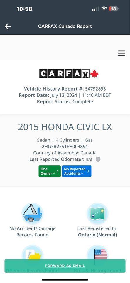 2015 Honda Civic EX- Certified Photo4