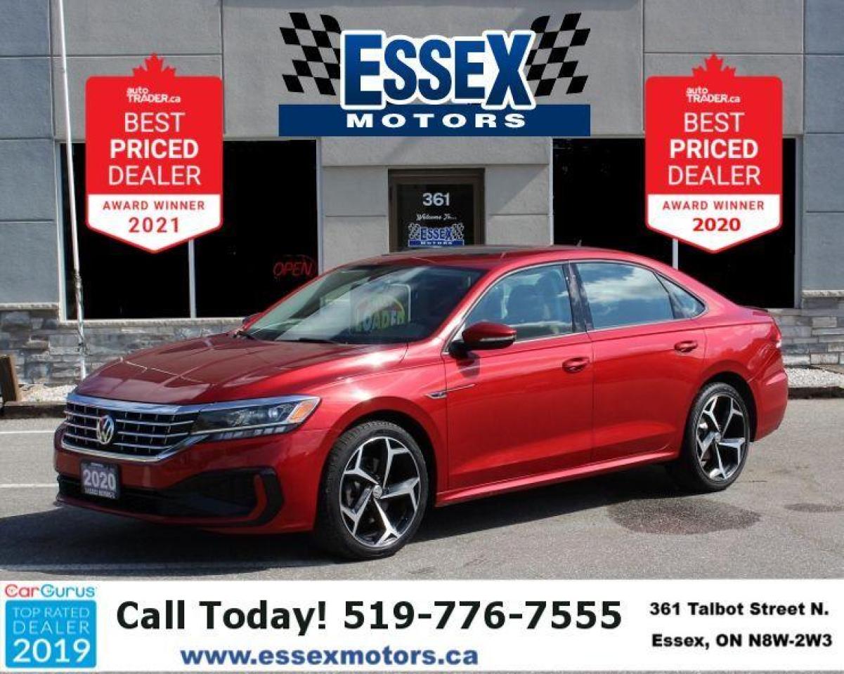 Used 2020 Volkswagen Passat R-Line*Low K's*Heated Leather*Sun Roof*Bluetooth for sale in Essex, ON