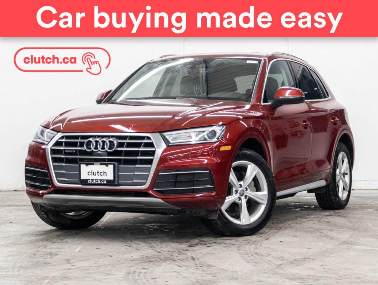 Used 2018 Audi Q5 Progressiv AWD w/ Apple CarPlay & Android Auto, Panoramic Sunroof, Nav for sale in Toronto, ON