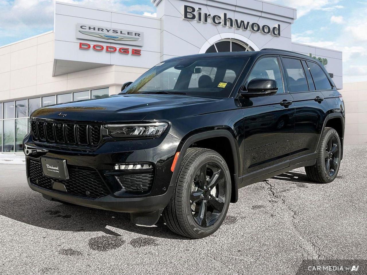 New 2024 Jeep Grand Cherokee Limited CommandView dual–pane panoramic sunroof for sale in Winnipeg, MB