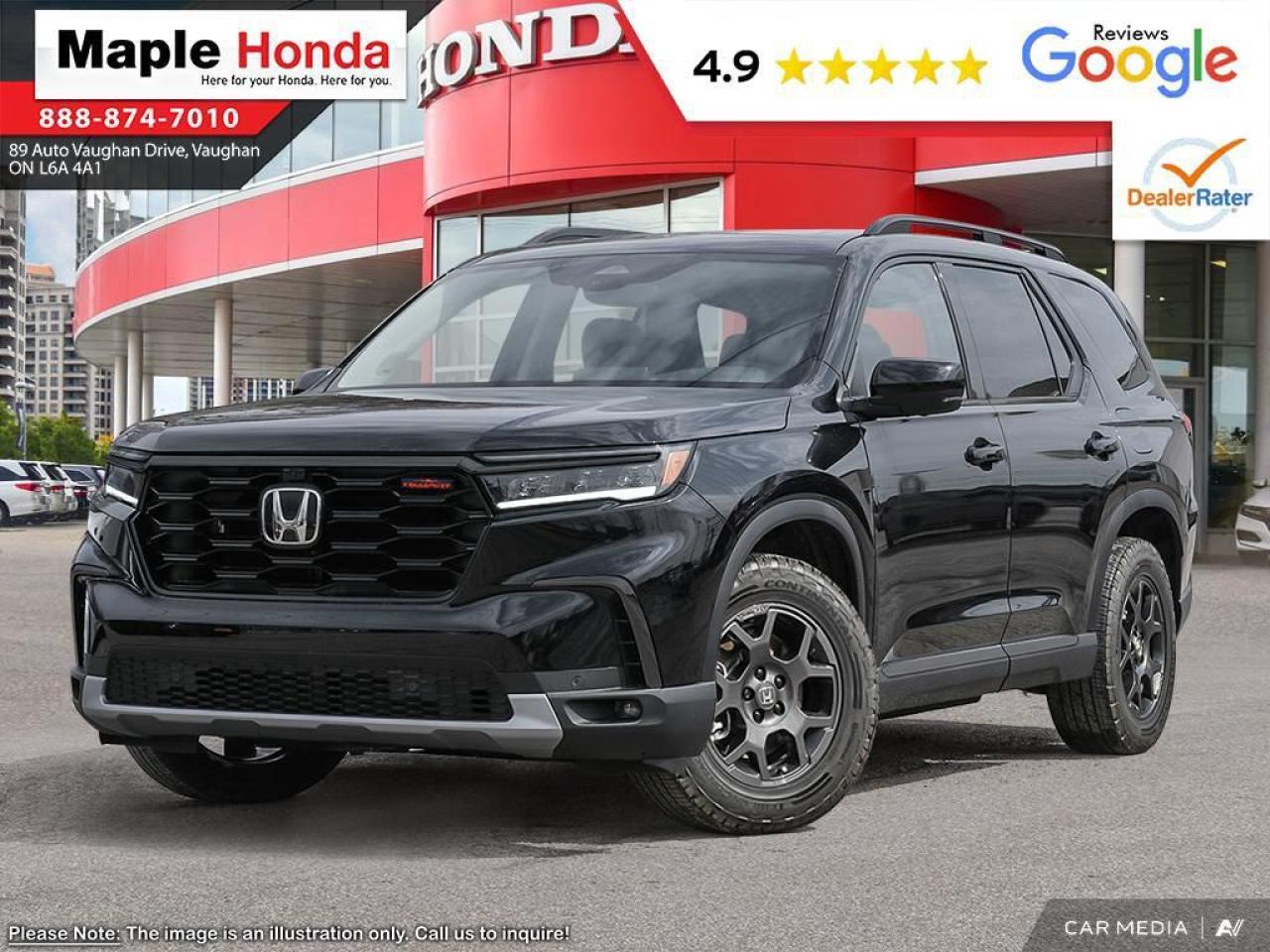 New 2025 Honda Pilot TrailSport AWD for sale in Vaughan, ON