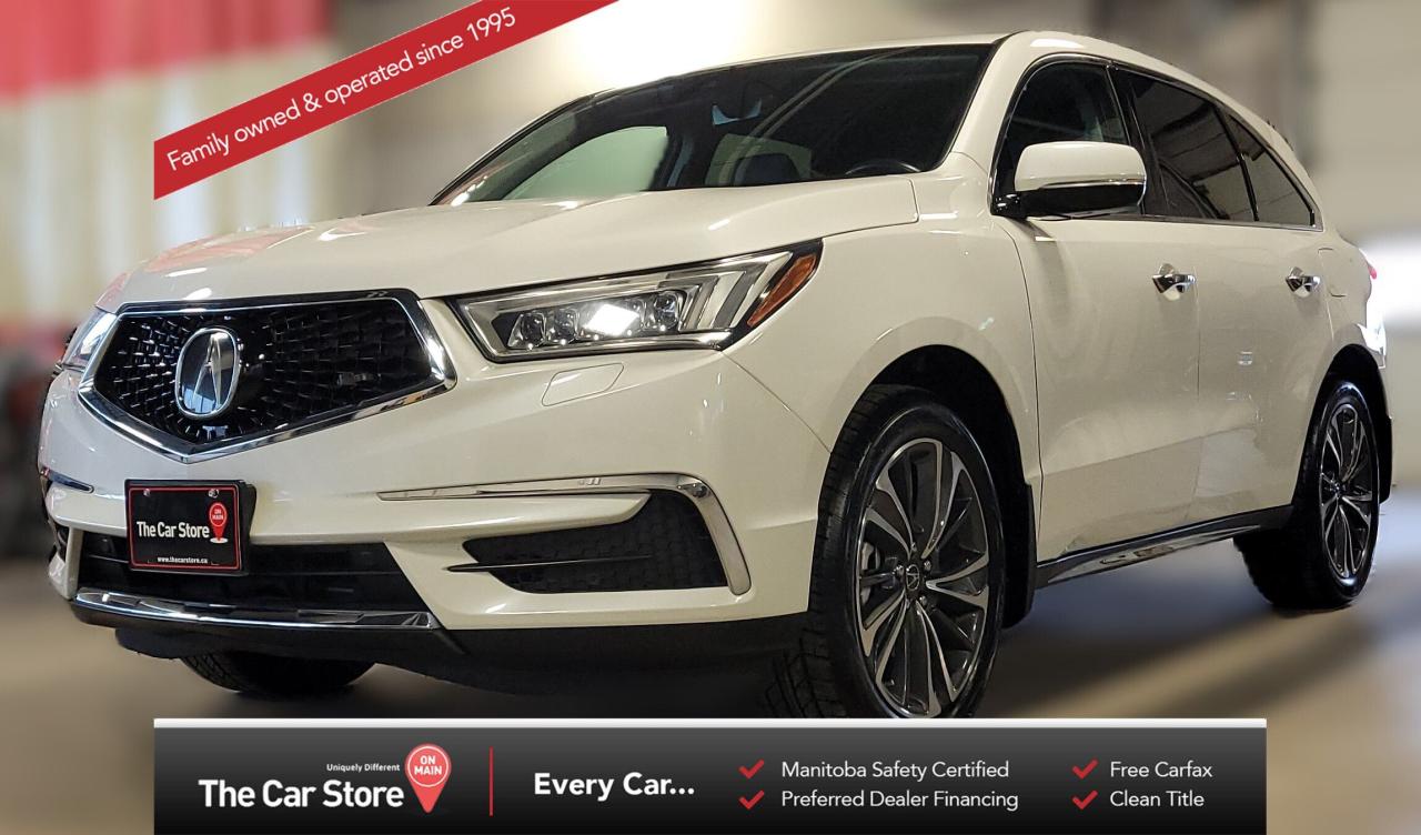 Used 2020 Acura MDX Tech SH-AWD|Carplay/RMT Start/1 Owner/Clean Title for sale in Winnipeg, MB