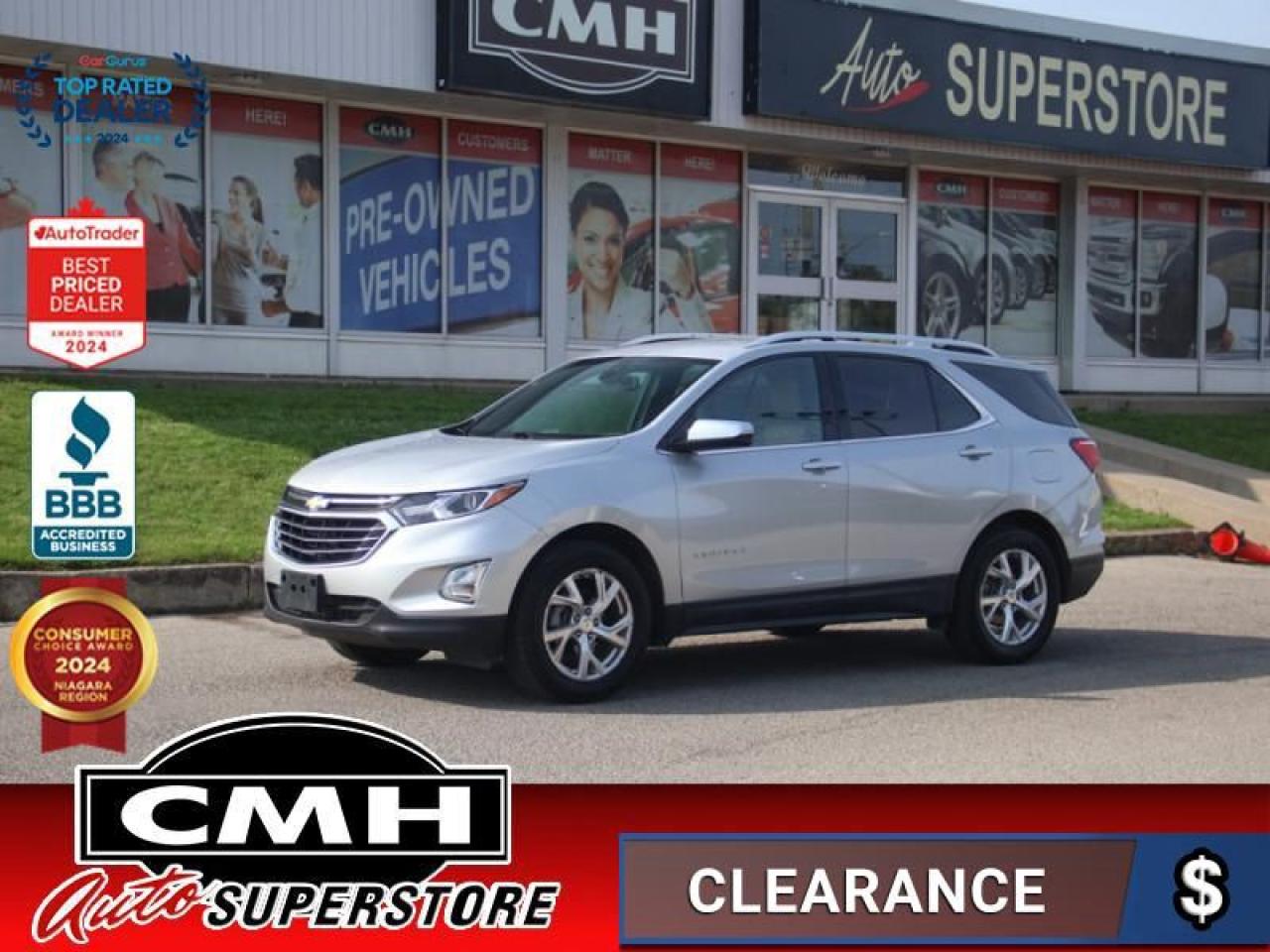 Used 2021 Chevrolet Equinox Premier  **LOW KMS - CLEAN CF** for sale in St. Catharines, ON