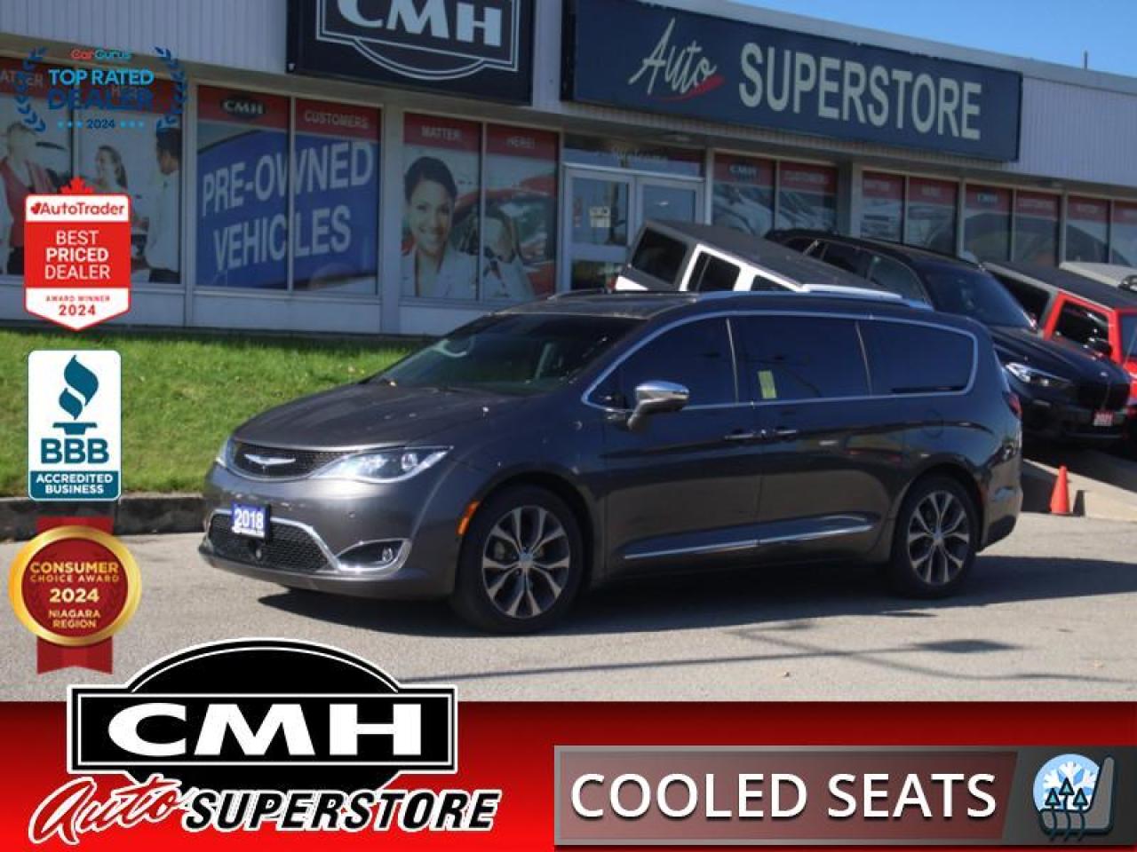 Used 2018 Chrysler Pacifica Limited  **ADVANCED SAFETYTEC GROUP** for sale in St. Catharines, ON