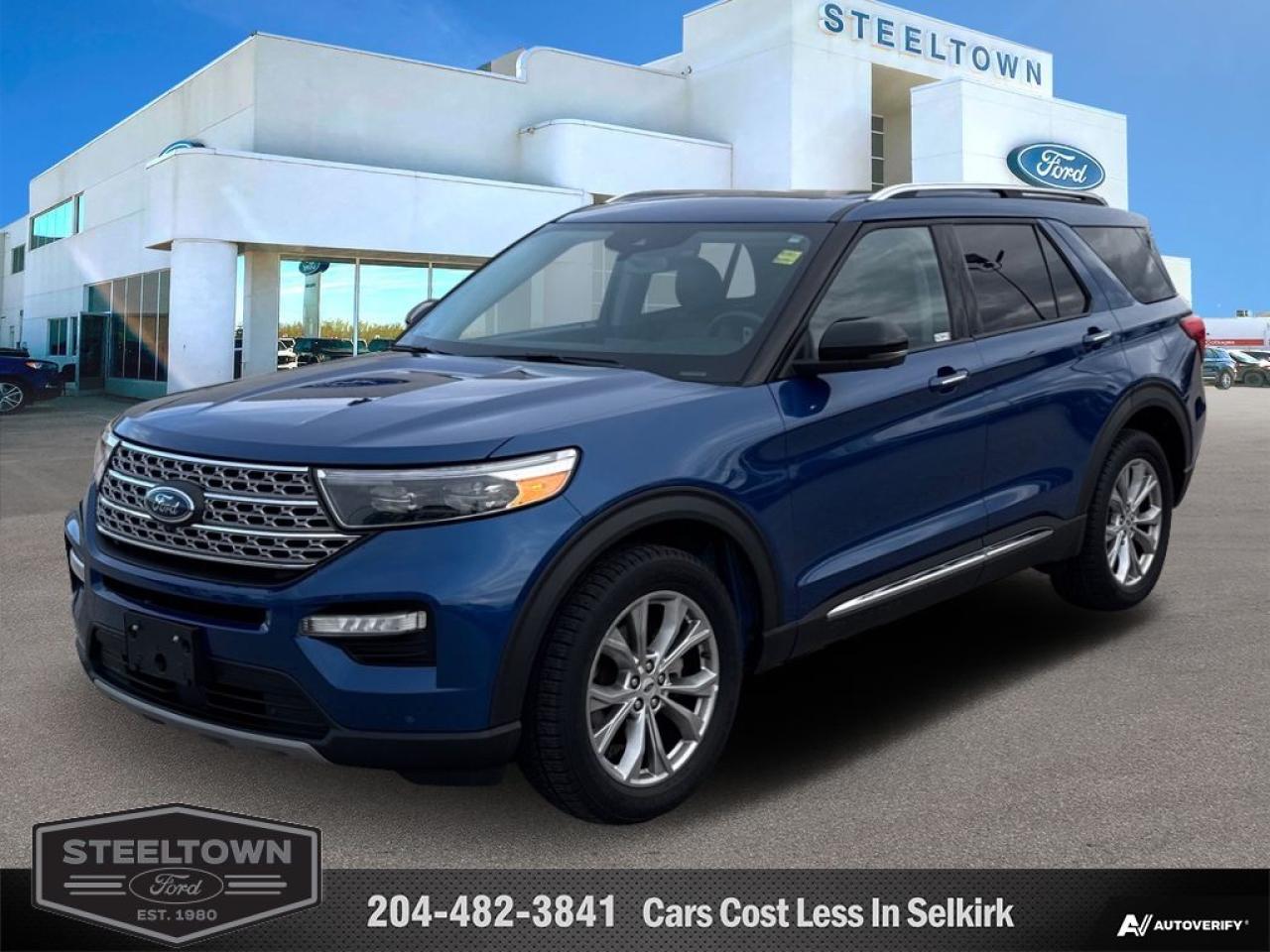 Used 2023 Ford Explorer Limited  - Leather Seats -  Cooled Seats for sale in Selkirk, MB