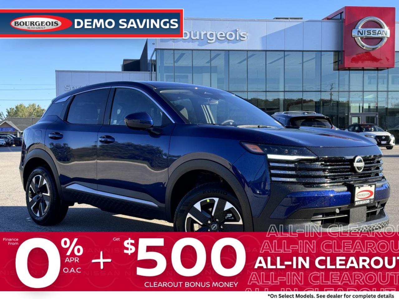 New 2025 Nissan Kicks SV AWD for sale in Midland, ON
