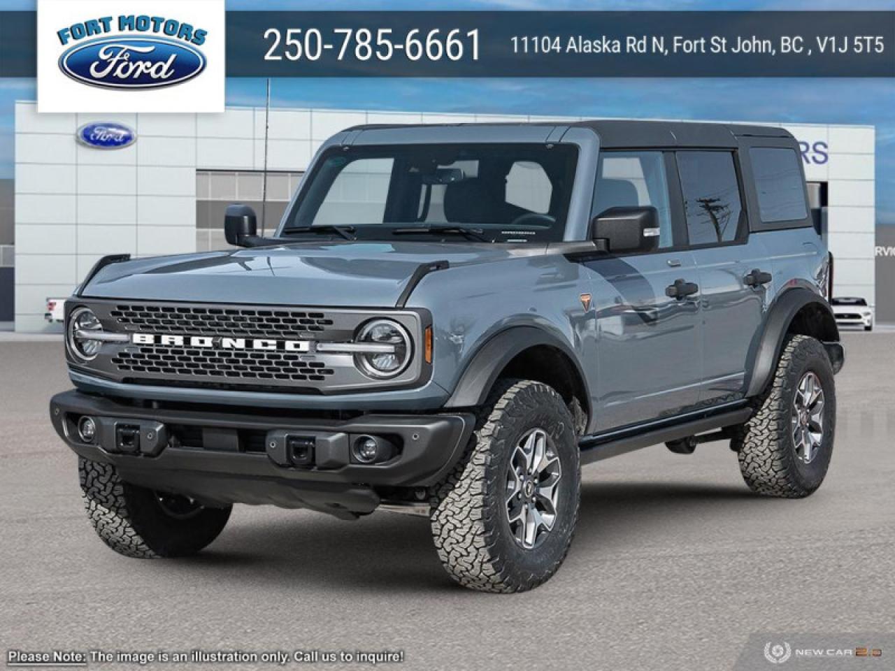 New 2024 Ford Bronco BADLANDS  - Heated Seats for sale in Fort St John, BC