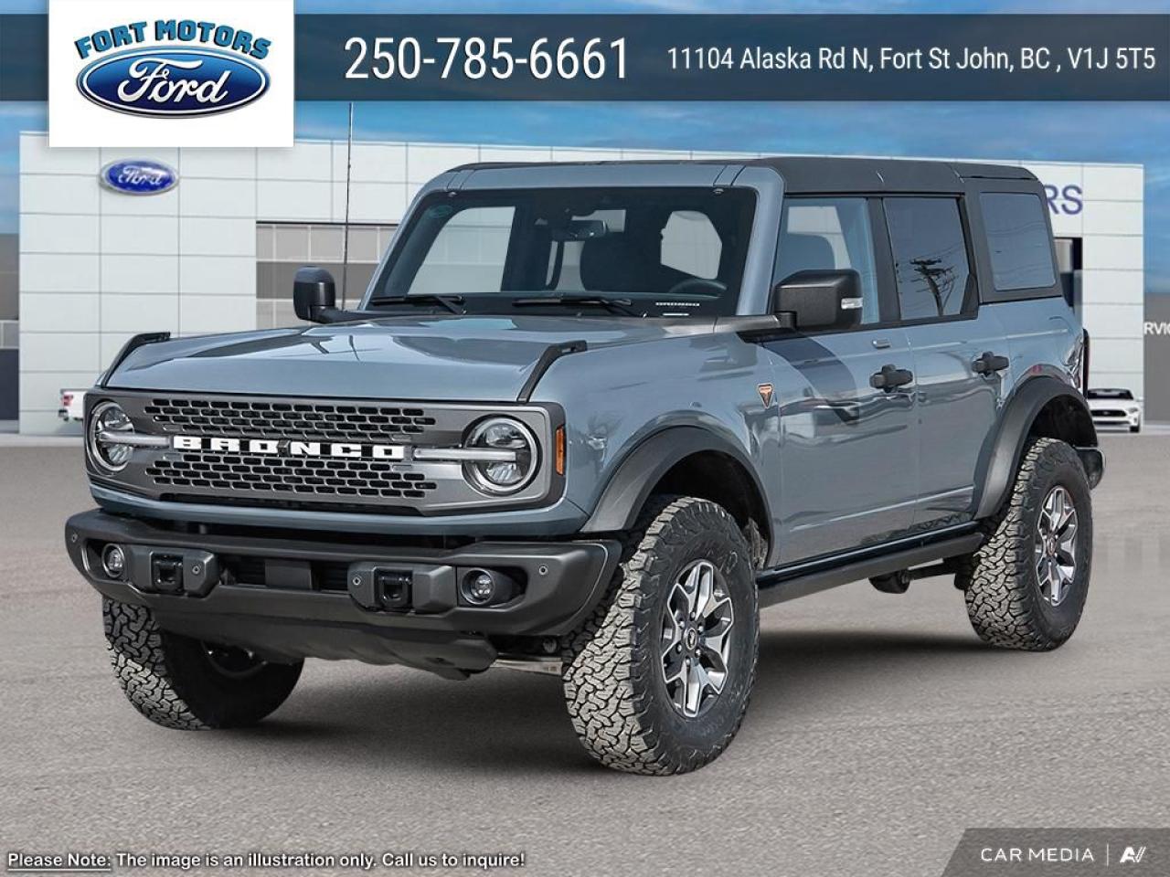 New 2024 Ford Bronco Badlands™ for sale in Fort St John, BC