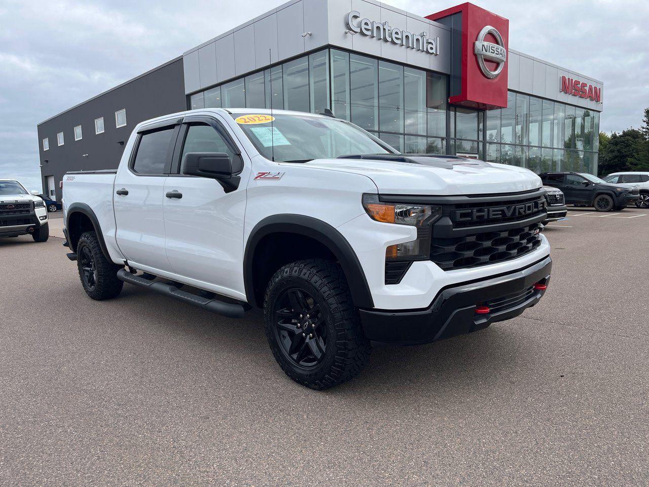 Used 2022 Chevrolet Silverado Custom Trail Boss Crew Cab 4x4 for sale in Summerside, PE