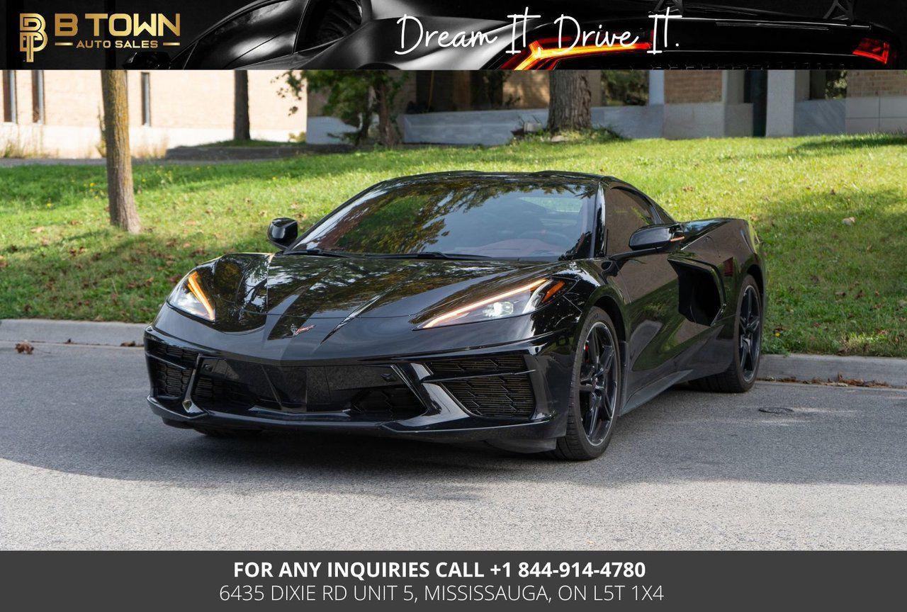 2022 Chevrolet Corvette Stingray 3LT

It comes with Front Lift Adjustable Height with Memory, Performance Exhaust, 19 Front 20 Rear Carbon Flash Painted Aluminium Wheels with Machine Edge, Engine Appearance Package, Bright Red Brake Calipers, Engine Cover Edge Red, Rocker Panel Extensions in Black, Battery Protection Package. 

It also has :-

• WIRELESS APPLE CARPLAY & WIRELESS ANDROID AUTO FOR COMPATIBLE PHONE

• CHEVROLET INFOTAINMENT 3 PREMIUM SYS. W/ CONNECTED NAVIGATION, 8 DIAG HD COL. TOUCHSCREEN, ENHANCED VOICE RECOGNITION, BLUETOOTH AUDIO STREAMING

• BOSE PERFORMANCE SERIES SOUND SYSTEM WITH 14 SPEAKERS

• HD RADIO

• DRIVER INFORMATION CENTER,

12 DIAG COLOUR DISPLAY W/ SELECTABLE MODES, GAUGE CONFIGURATIONS

• KEYLESS OPEN AND START

• NEAR FIELD COMMUNICATION • REMOTE VEHICLE START 

• VEHICLE HEALTH MANAGEMENT

• MECHINCAL LIMITED SLIP DIFF

• CORVETTE STANDARD SUSPENSION • ACTIVE HANDLING STABILITY

CONTROL

• ALL-SPEED TRACTION CONTROL • OIL LIFE MONITORING SYSTEM • DRIVER MODE SELECTORSAFETY & SECURITY

• HD FRT. & REAR VISION CAMERAS

• PWR DOOR LOCKS, PROGRAMMABLE

W/LOCKOUT PROTECTION

• TEEN DRIVER MODE

• REAR CROSS TRAFFIC ALERT • SIDE BLIND ZONE

ALERT

• HEAD-UP DISPLAY, COLOUR

DISPLAY WITH 3 MODES: TOUR, SPORT, TRACK

EXTERIOR

• REMOVABLE BODY-COLOUR ROOF PANEL

• CARBON FLASH BADGE PACKAGE

• CARBON FLASH EXTERIOR ACCENTS • POWER ADJUST/FOLD HEATED

OUTSIDE MIRRORS, DRIVER SIDE AUTO-DIMMING WITH TURN INDICATORS

• LED HEADLAMPS

• DAYTIME RUNNING LAMPS

INTERIOR

• CUSTOM LEATHER-WRAPPED INTERIOR PACKAGE

• SUEDED MICROFIBER-WRAPPED UPPER INTERIOR TRIM PACKAGE

• 8-WAY POWER GT2 BUCKET SEATS • SEATS, HEATED AND VENTED

• MEMORY DRIVER AND PASSENGER

CONVENIENCE PKG.

• AIR CONDITIONING, DUAL ZONE

AUTO CLIMATE CONTROL

• AIR FILTRATION SYSTEM WITH

POLLEN FILTER

• REAR CAMERA MIRROR

• FLOOR CONSOLE W/USB PORTS &

LOCKABLE STORAGE

• LEATHER-WRAPPED STEERING WHL • HEATED STEERING WHEEL

• WINDOWS, POWER WITH EXPRESS

UP/DOWN

• POWER TILT, TELESCOPIC

STEERING COLUMN

• PERFORMANCE DATA AND VIDEO

RECORDER

• WIRELESS CHARGING FOR DEVICES





HST and licensing will be extra

* $999 Financing fee conditions may apply*



Financing Available at as low as 6.98% O.A.C



We approve everyone-good bad credit, newcomers, students.



Previously declined by bank ? No problem !!



Let the experienced professionals handle your credit application.

<meta charset=utf-8 />
Apply for pre-approval today !!



At B TOWN AUTO SALES we are not only Concerned about selling great used Vehicles at the most competitive prices at our new location 6435 DIXIE RD unit 5, MISSISSAUGA, ON L5T 1X4. We also believe in the importance of establishing a lifelong relationship with our clients which starts from the moment you walk-in to the dealership. We,re here for you every step of the way and aims to provide the most prominent, friendly and timely service with each experience you have with us. You can think of us as being like ‘YOUR FAMILY IN THE BUSINESS’ where you can always count on us to provide you with the best automotive care.