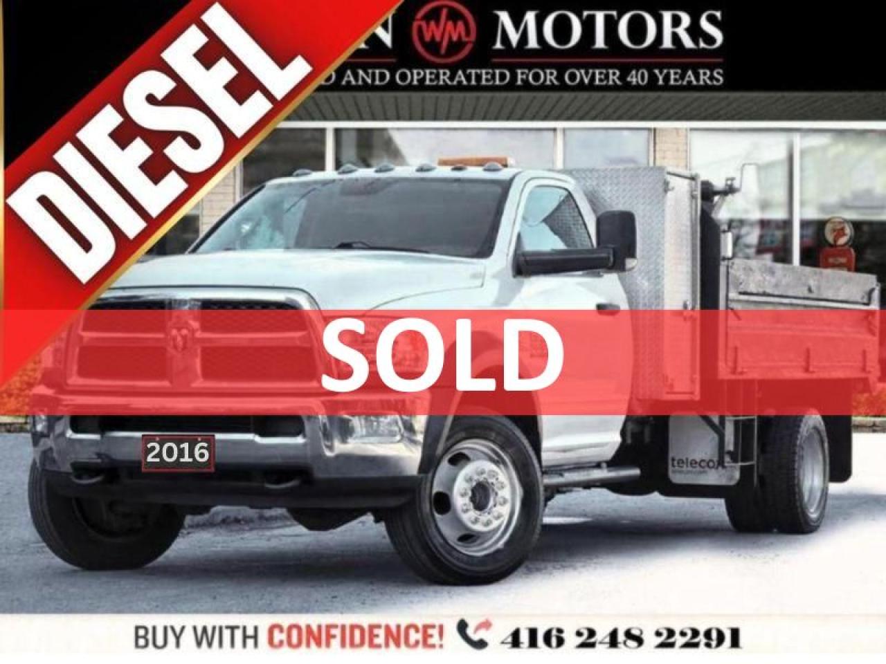 Used 2016 RAM 5500 Chassis *4X4*DIESEL*DUMP BOX*POWER GROUP* for sale in Toronto, ON