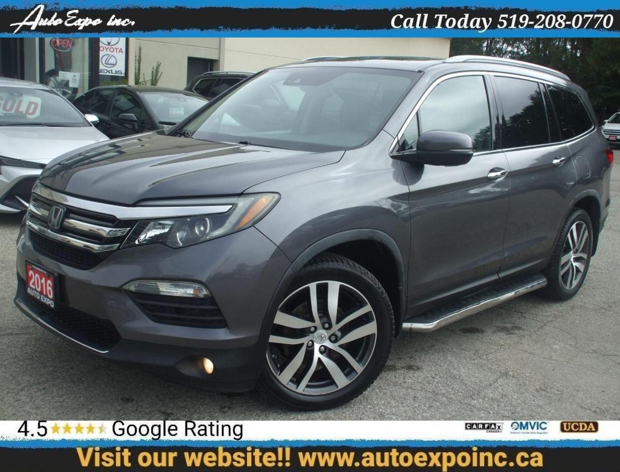 Used 2016 Honda Pilot 4WD,Touring,7 Passengers,GPS,Tinted,Sunroof,Fog's for sale in Kitchener, ON