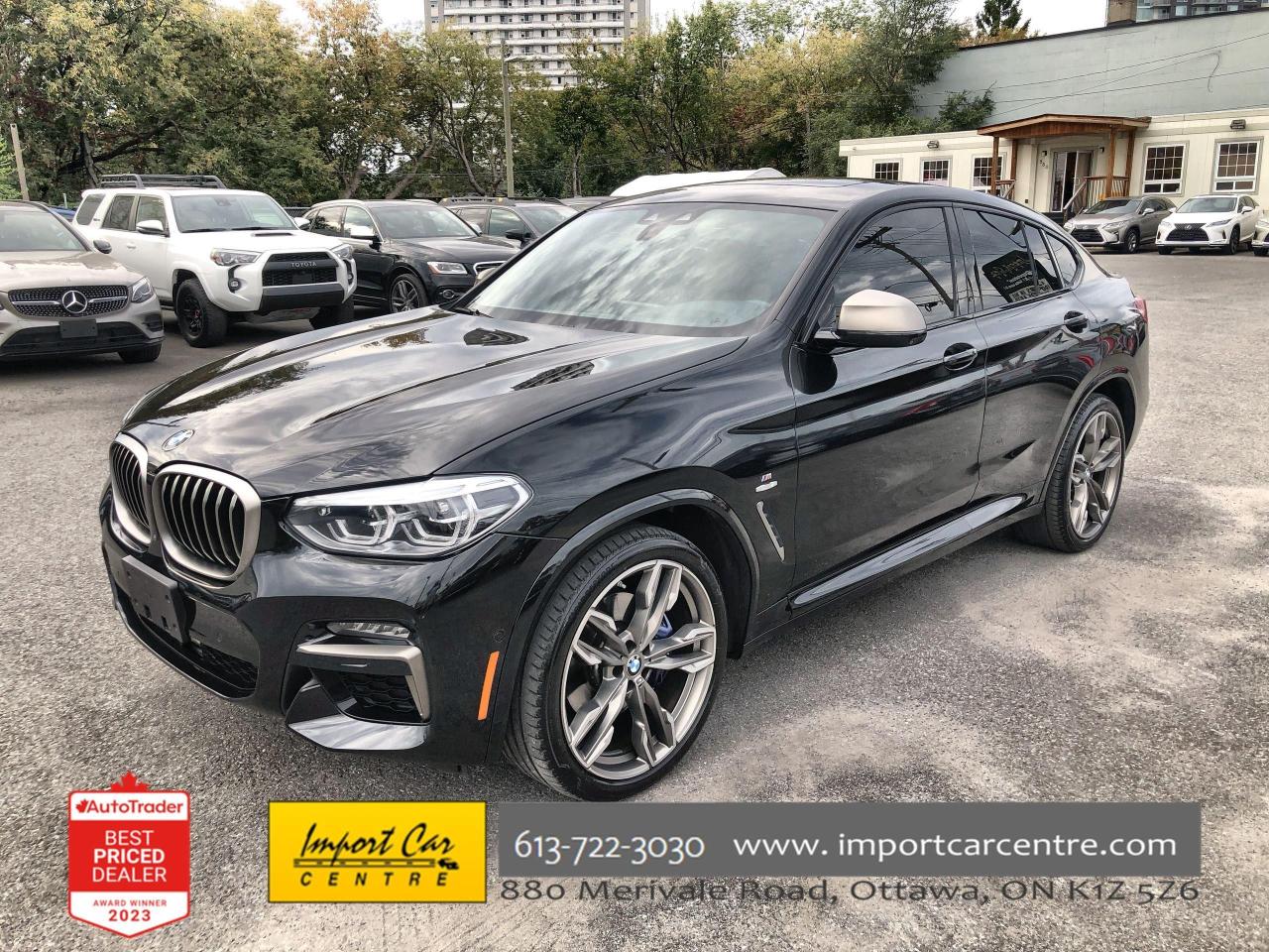 Used 2020 BMW X4 M40i LEATHER, HUDS, ROOF, 360 CAM, ADAPTIVE CRUISE for sale in Ottawa, ON