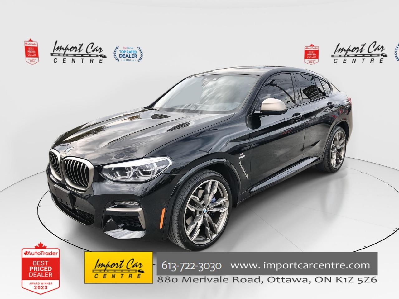 Used 2020 BMW X4 M40i LEATHER, HUDS, ROOF, 360 CAM, ADAPTIVE CRUISE for sale in Ottawa, ON