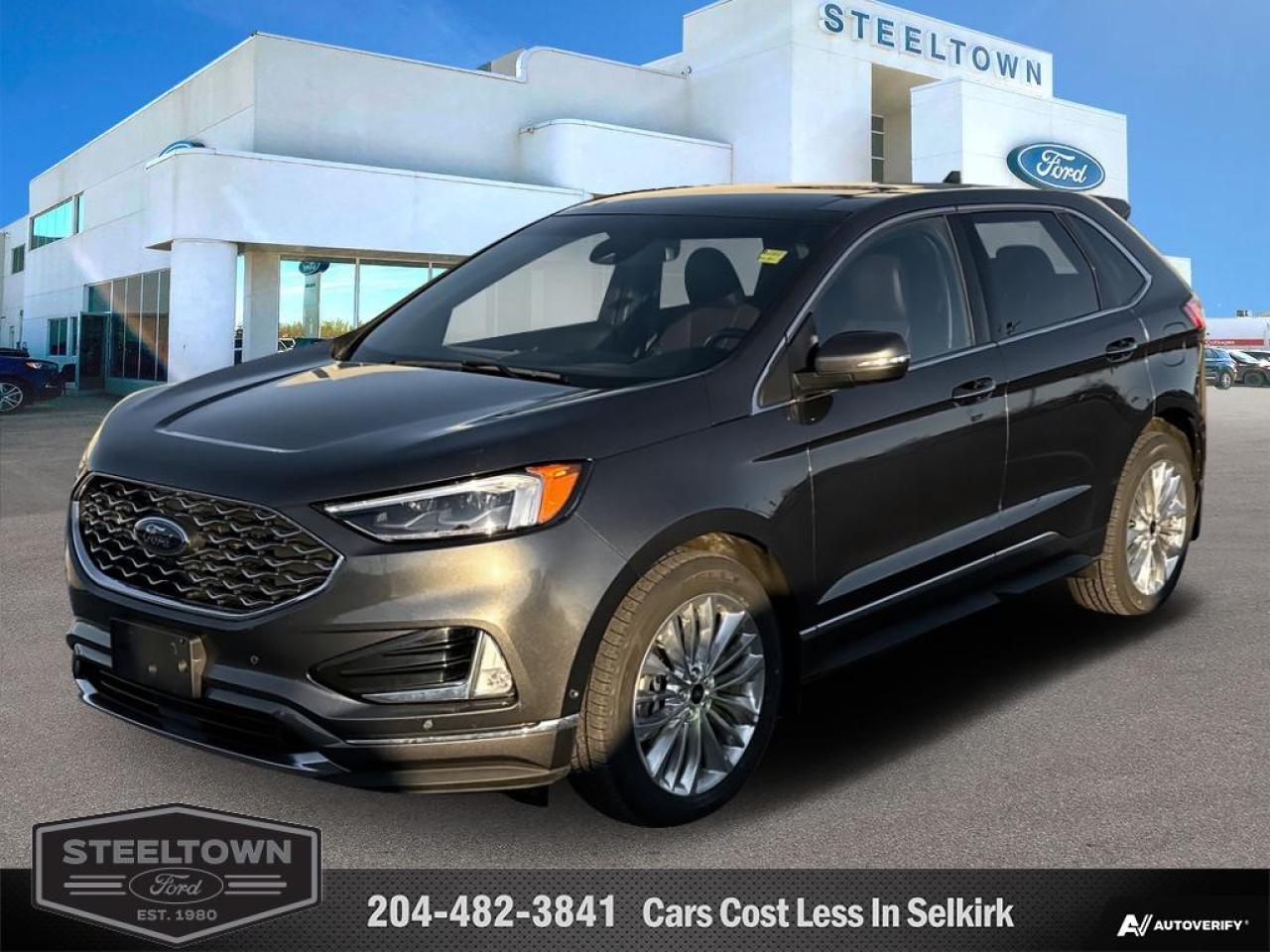 Used 2020 Ford Edge Titanium  - Leather Seats -  Premium Audio for sale in Selkirk, MB