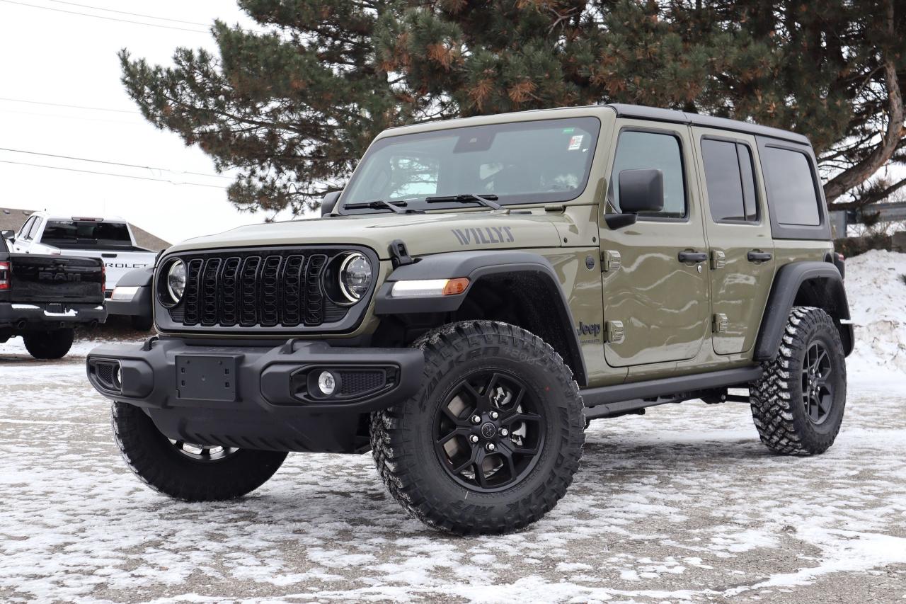 New 2025 Jeep Wrangler Willys 4 Door 4x4 for sale in Waterloo, ON