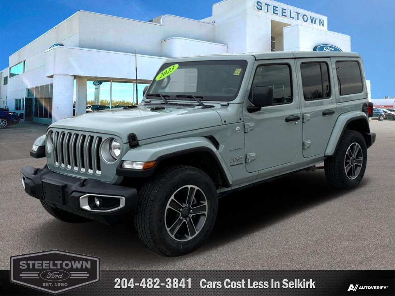 Used 2023 Jeep Wrangler Sahara  - Navigation -  Premium Audio for sale in Selkirk, MB