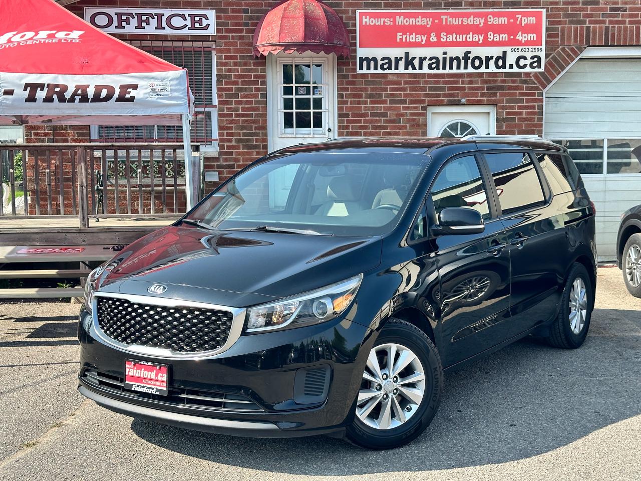 2015 Kia Sedona LX Heated Cloth 8-Seater XM Bluetooth CD AC Alloys