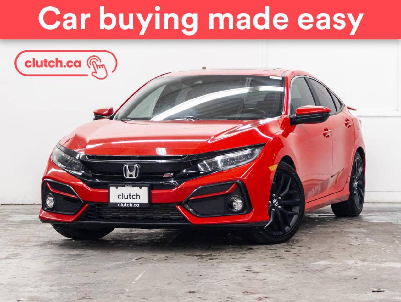 Used 2020 Honda Civic SI Sedan SI w/ Apple CarPlay & Android Auto, Nav, Dual Zone A/C for sale in Toronto, ON