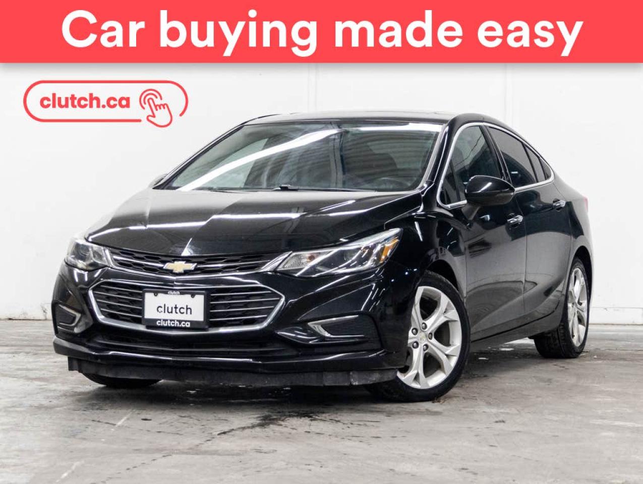 Used 2017 Chevrolet Cruze Premier True North Edition w/ Apple CarPlay & Android Auto, Power Sunroof, Nav for sale in Toronto, ON