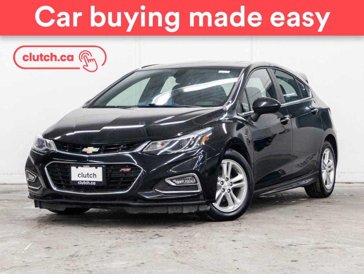 Used 2018 Chevrolet Cruze LT w/ True North Edition, Technology & Convenience Pkg, and RS Pkg w/ Apple CarPlay & Android Auto, Power Sunroof, A/C for sale in Toronto, ON