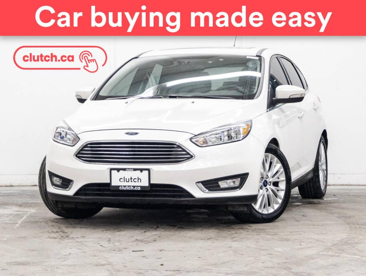 Used 2017 Ford Focus Titanium w/ SYNC 3, Power Moonroof, Nav for sale in Toronto, ON