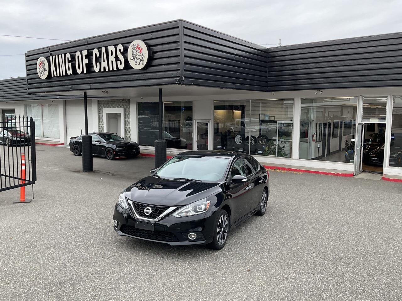 2016 NISSAN SENTRA SR SUNROOF, NAVIGATION, BACK UP CAMERA, POWER LEATHER SEATS, HEATED SEATS, TOUCHSCREEN, BLUETOOTH, BLIND SPOT DETECTION, REAR-CROSS TRAFFIC ALERT, CRUISE CONTROL, POWER OPTIONS, A/C, KEYLESS GO, PUSH BUTTON START, SPORT/ECO MODE, ALLOY WHEELS, LED HEADLIGHTS AVAILABLE WARRANTY OPTIONS CALL US TODAY FOR MORE INFORMATION 604 533 4499 OR TEXT US AT 604 360 0123 GO TO KINGOFCARSBC.COM AND APPLY FOR A FREE -------- PRE APPROVAL ------- STOCK # P215125 PLUS ADMINISTRATION FEE OF $895 AND TAXES DEALER # 31301 all finance options are subject to ....oac...