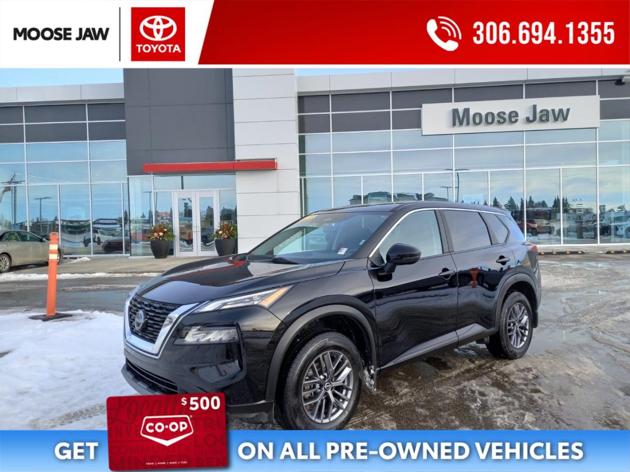 Used 2023 Nissan Rogue 1.5L TURBO AWD, FORWARD COLLISION WARNING, LANE DEPARTURE WARNING, BLIND SPOT WARNING, REAR CROSS TR for sale in Moose Jaw, SK