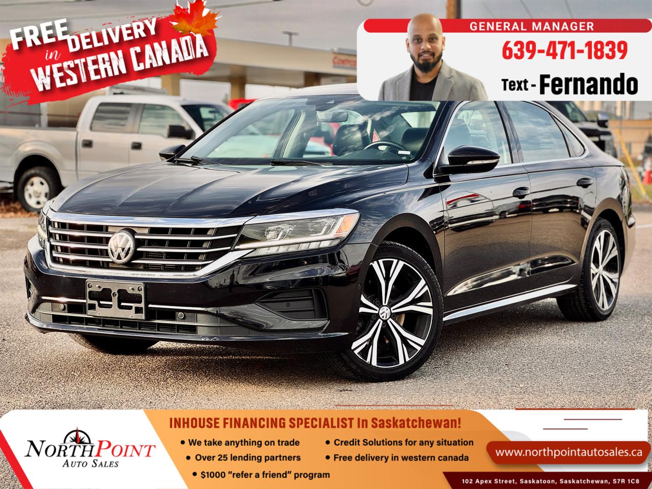 Used 2020 Volkswagen Passat Execline for sale in Saskatoon, SK