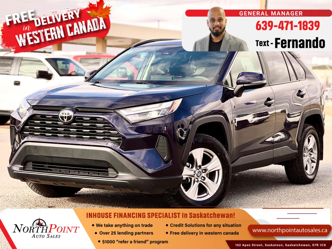 Used 2022 Toyota RAV4 XLE for sale in Saskatoon, SK