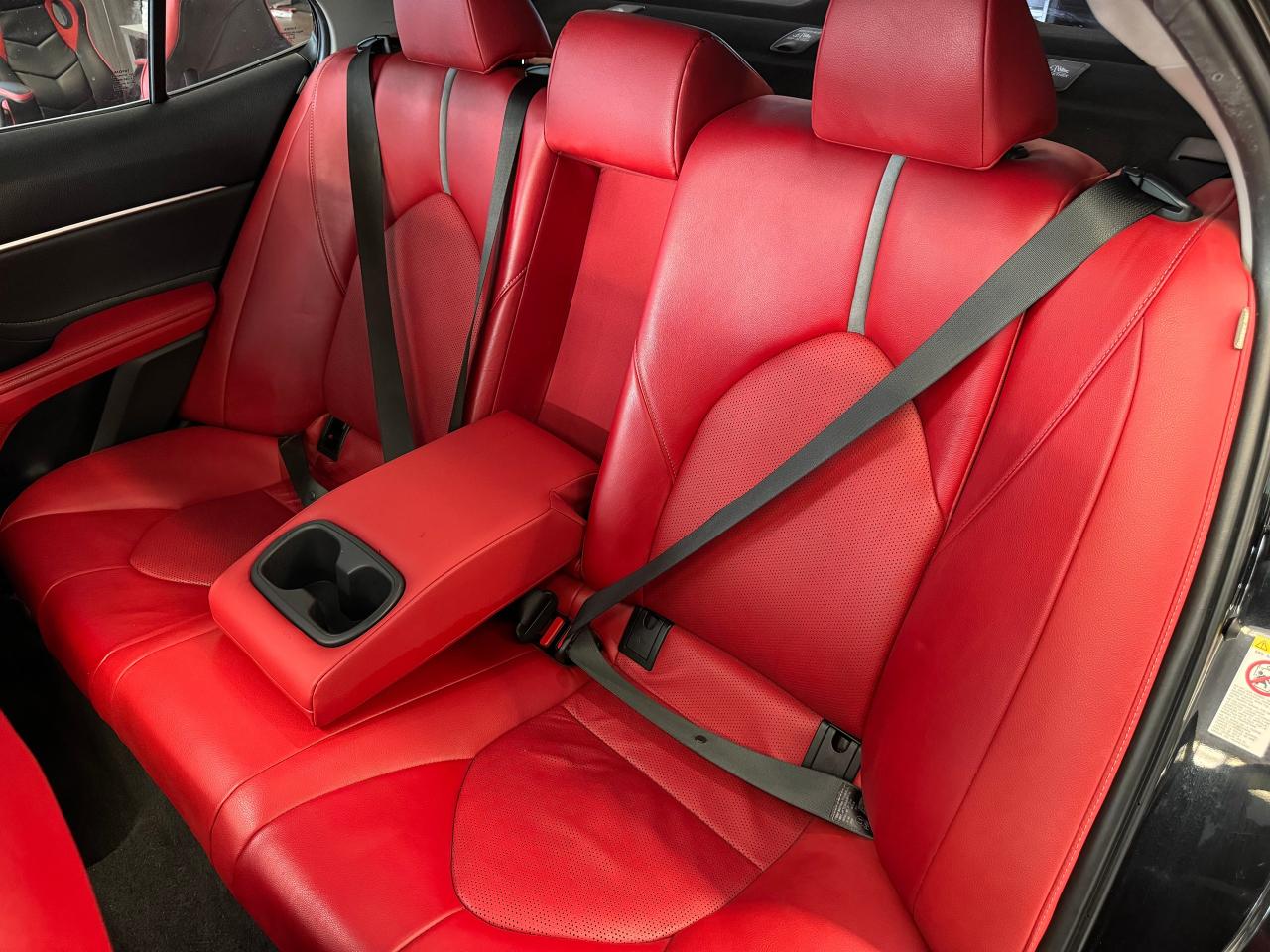 2018 Toyota Camry XSE+Red Leather+New Tires+Brakes+BSM+Roof+LaneKeep - Photo #27