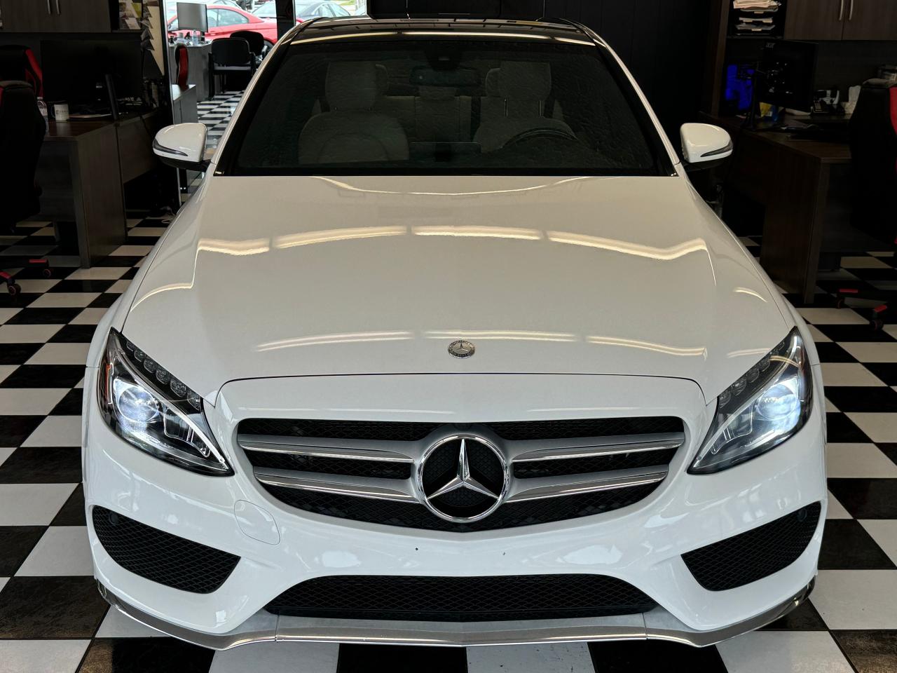 2017 Mercedes-Benz C-Class C300 4MATIC+Roof+Camera+New Tires+Heated Steering Photo62