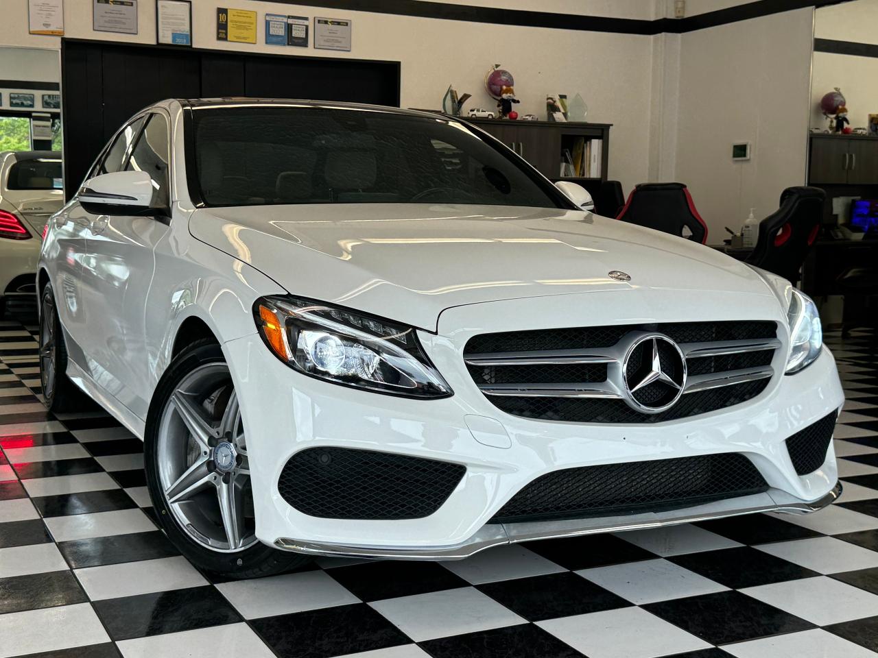 2017 Mercedes-Benz C-Class C300 4MATIC+Roof+Camera+New Tires+Heated Steering Photo67