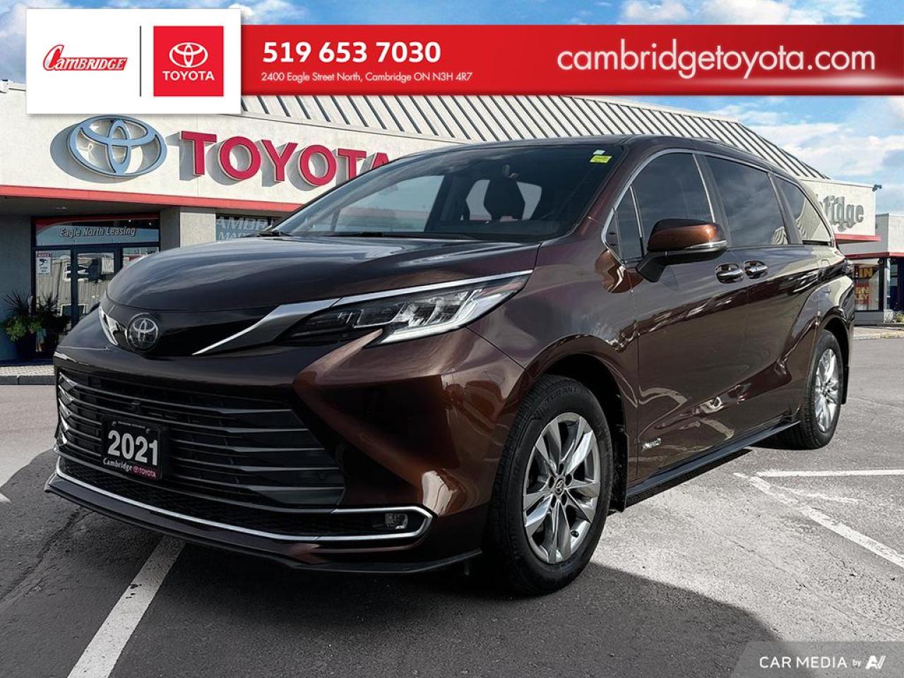 Used 2021 Toyota Sienna Limited 7-Passenger for sale in Cambridge, ON