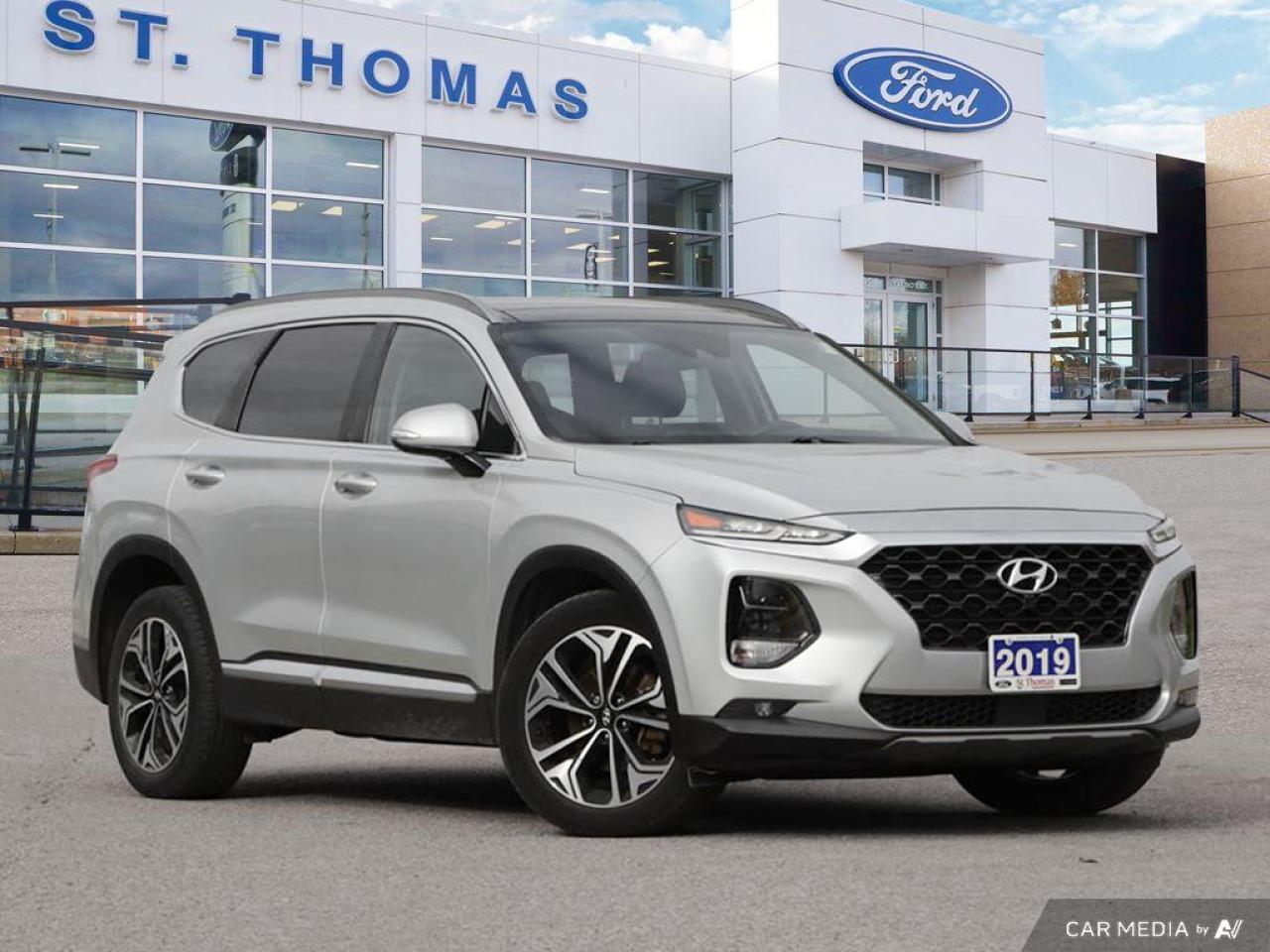 Used 2019 Hyundai Santa Fe Ultimate 2.0 AWD Leather Heated Seats, Navigation, Powered Moonroof for sale in St Thomas, ON