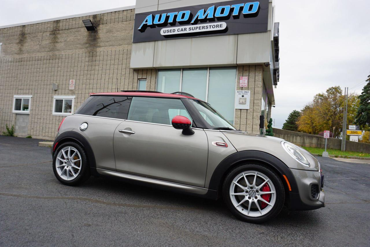 Used 2018 MINI Cooper JOHN COOPER WORKS 6SP MANUAL CERTIFIED *ACCIDENT FREE* NAV BLUETOOTH LEATHER HEATED SEATS PANO ROOF CRUISE ALLOYS for sale in Burlington, ON