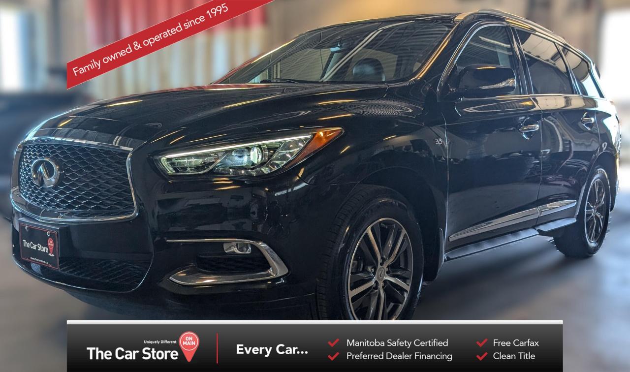 Used 2019 Infiniti QX60 PURE AWD| Leather/Loaded/Local/Navi/NO ACCIDENTS for sale in Winnipeg, MB