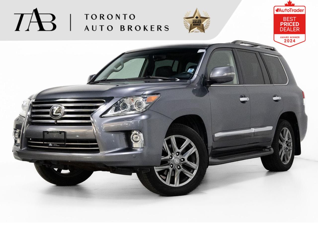 Used 2015 Lexus LX 570 8 PASS | REAR ENTERTAINMENT | SUNROOF for sale in Vaughan, ON