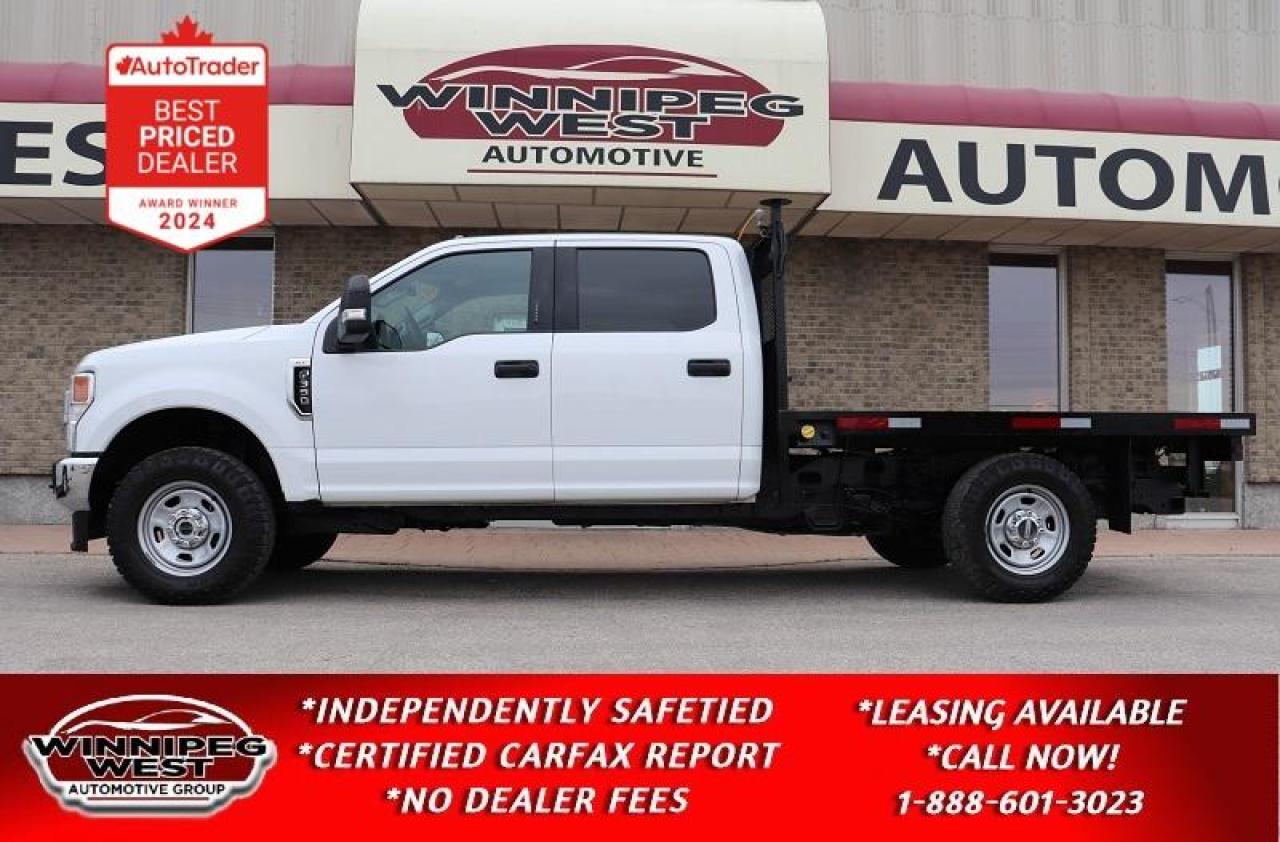 Used 2021 Ford F-350 XLT PREMIUM 4X4, FLAT DECK, LOW KMS READY TO WORK for sale in Headingley, MB