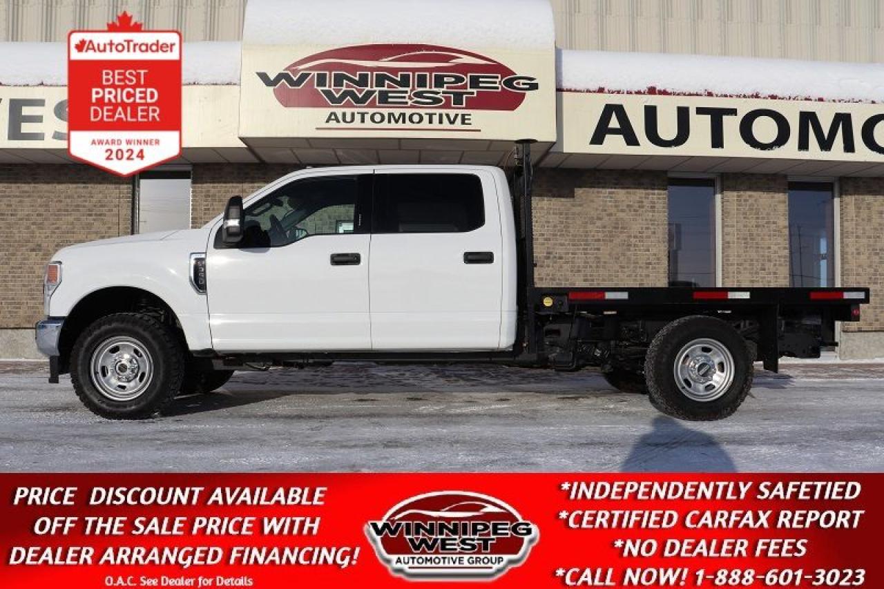 Used 2021 Ford F-350 XLT PREMIUM 4X4, FLAT DECK, LOW KMS READY TO WORK for sale in Headingley, MB