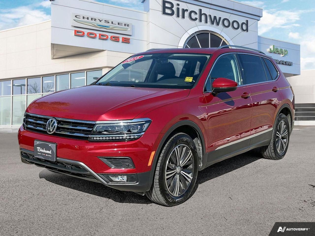 Used 2018 Volkswagen Tiguan Highline Local Vehicle | Apple Carplay for sale in Winnipeg, MB