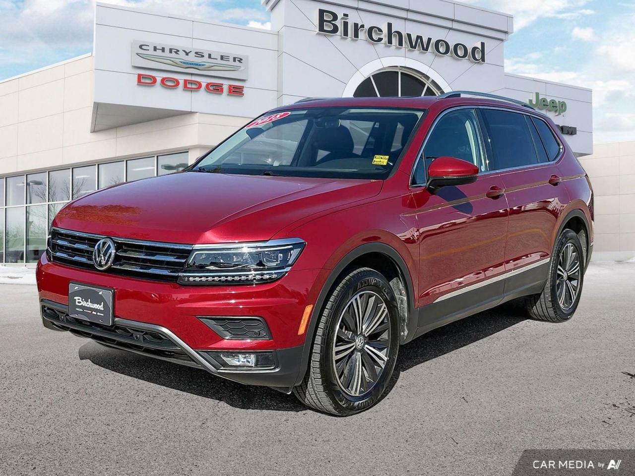 Used 2018 Volkswagen Tiguan Highline Local Vehicle | Apple Carplay for sale in Winnipeg, MB