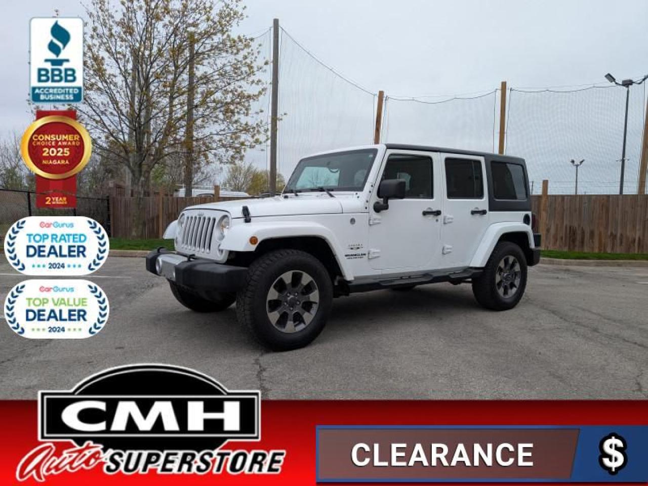 2017 Jeep Wrangler Unlimited Sahara  **BLUETOOTH - REM START**