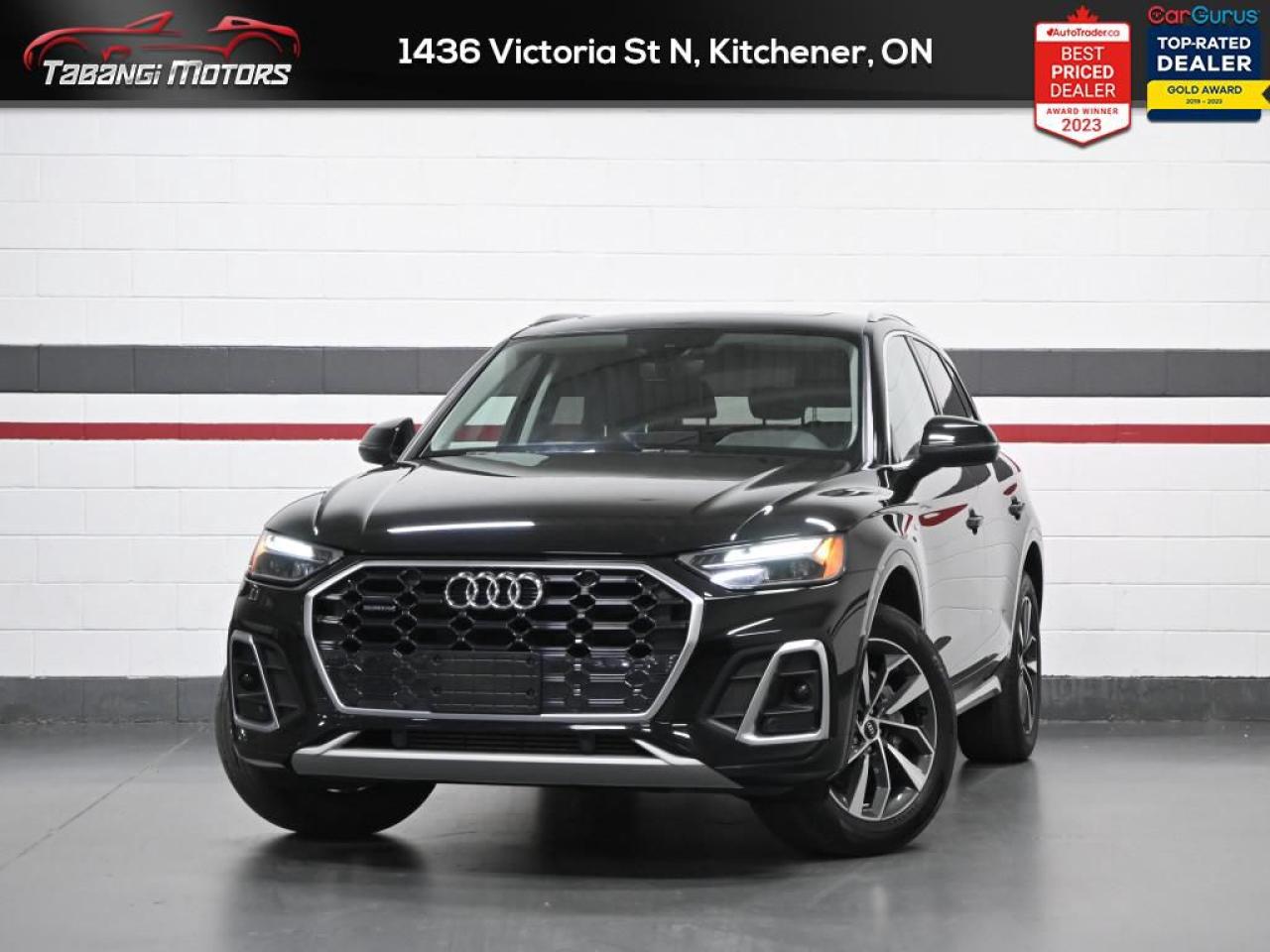 <b>S-Line, Apple Carplay, Android Auto, Digital Dash, Navigation Panoramic Roof, Heated Seats & Steering Wheel, Audi Active Lane Assist, Audi Pre Sense, Side Assist, Park Aid!</b><br>  Tabangi Motors is family owned and operated for over 20 years and is a trusted member of the UCDA. Our goal is not only to provide you with the best price, but, more importantly, a quality, reliable vehicle, and the best customer service. Serving the Kitchener area, Tabangi Motors, located at 1436 Victoria St N, Kitchener, ON N2B 3E2, Canada, is your premier retailer of Preowned vehicles. Our dedicated sales staff and top-trained technicians are here to make your auto shopping experience fun, easy and financially advantageous. Please utilize our various online resources and allow our excellent network of people to put you in your ideal car, truck or SUV today! <br><br>Tabangi Motors in Kitchener, ON treats the needs of each individual customer with paramount concern. We know that you have high expectations, and as a car dealer we enjoy the challenge of meeting and exceeding those standards each and every time. Allow us to demonstrate our commitment to excellence! Call us at 905-670-3738 or email us at customercare@tabangimotors.com to book an appointment. <br><hr></hr>CERTIFICATION: Have your new pre-owned vehicle certified at Tabangi Motors! We offer a full safety inspection exceeding industry standards including oil change and professional detailing prior to delivery. Vehicles are not drivable, if not certified. The certification package is available for $595 on qualified units (Certification is not available on vehicles marked As-Is). All trade-ins are welcome. Taxes and licensing are extra.<br><hr></hr><br> <br>  <iframe width=100% height=350 src=https://www.youtube.com/embed/I9hxCUrmVL0?si=Z_nKfIUMJ-6nGyKz title=YouTube video player frameborder=0 allow=accelerometer; autoplay; clipboard-write; encrypted-media; gyroscope; picture-in-picture; web-share referrerpolicy=strict-origin-when-cross-origin allowfullscreen></iframe><br><br> Larger, more comfortable and with a refined interior, this 2021 Q5 offers much more passenger room and comfort, maybe even the best in its class. This  2021 Audi Q5 is for sale today in Kitchener. <br> <br>This 2021 Audi Q5 has gone through another batch of refinement, sporting all new components hidden away under the shapely body, and a refined interior, offering more room and excellent comfort, surrounding the passengers in a tech filled cabin that follows Audis new interior design language. This  SUV has 64,200 kms. Its  black in colour  . It has a 7 speed automatic transmission and is powered by a  261HP 2.0L 4 Cylinder Engine.  It may have some remaining factory warranty, please check with dealer for details. <br> <br>To apply right now for financing use this link : <a href=https://kitchener.tabangimotors.com/apply-now/ target=_blank>https://kitchener.tabangimotors.com/apply-now/</a><br><br> <br/><br><hr></hr>SERVICE: Schedule an appointment with Tabangi Service Centre to bring your vehicle in for all its needs. Simply click on the link below and book your appointment. Our licensed technicians and repair facility offer the highest quality services at the most competitive prices. All work is manufacturer warranty approved and comes with 2 year parts and labour warranty. Start saving hundreds of dollars by servicing your vehicle with Tabangi. Call us at 905-670-8100 or follow this link to book an appointment today! https://calendly.com/tabangiservice/appointment. <br><hr></hr>PRICE: We believe everyone deserves to get the best price possible on their new pre-owned vehicle without having to go through uncomfortable negotiations. By constantly monitoring the market and adjusting our prices below the market average you can buy confidently knowing you are getting the best price possible! No haggle pricing. No pressure. Why pay more somewhere else?<br><hr></hr>WARRANTY: This vehicle qualifies for an extended warranty with different terms and coverages available. Dont forget to ask for help choosing the right one for you.<br><hr></hr>FINANCING: No credit? New to the country? Bankruptcy? Consumer proposal? Collections? You dont need good credit to finance a vehicle. Bad credit is usually good enough. Give our finance and credit experts a chance to get you approved and start rebuilding credit today!<br> o~o