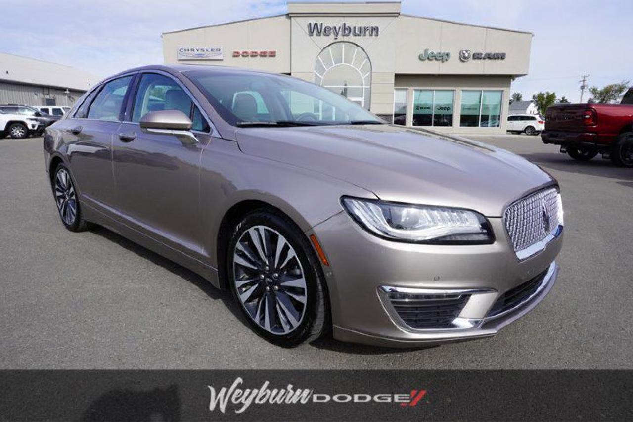 Used 2019 Lincoln MKZ Reserve | AWD! | Vented/Heated Leather | Massage Seats! | Sunroof | REVEL Stereo | Rear Sunshade | for sale in Weyburn, SK