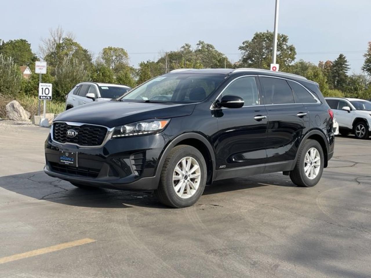 Look at this certified 2019 Kia Sorento LX AWD, Heated Seats & Steering, Apple CarPlay & Android Auto, Cruise Control, Alloy Wheels & More !. Its Automatic transmission and 2.4 L engine will keep you going. This Kia Sorento comes equipped with these options: Heated Steering Wheel, Air Conditioning, Heated Seats, Tilt Steering Wheel, Steering Radio Controls, Power Windows, Power Locks, Cruise Control, Traction Control, and Power Mirrors. See it for yourself at Mark Wilsons Better Used Cars, 5055 Whitelaw Road, Guelph, ON N1H 6J4.60+ years of World Class Service!450+ Live Market Priced VEHICLES! ONE MASSIVE LOCATION!Free Local Delivery Available!FINANCING! - Better than bank rates! 6 Months No Payments available on approved credit OAC. Zero Down Available. We have expert licensed credit specialists to secure the best possible rate for you and keep you on budget ! We are your financing broker, let us do all the leg work on your behalf! Click the RED Apply for Financing button to the right to get started or drop in today!BAD CREDIT APPROVED HERE! - You dont need perfect credit to get a vehicle loan at Mark Wilsons Better Used Cars! We have a dedicated licensed team of credit rebuilding experts on hand to help you get the car of your dreams!WE LOVE TRADE-INS! - Top dollar trade-in values!SELL us your car even if you dont buy ours! HISTORY: Free Carfax report included.Certification included! No shady fees for safety!EXTENDED WARRANTY: Available30 DAY WARRANTY INCLUDED: 30 Days, or 3,000 km (mechanical items only). No Claim Limit (abuse not covered)5 Day Exchange Privilege! *(Some conditions apply)CASH PRICES SHOWN: Excluding HST and Licensing Fees.2019 - 2024 vehicles may be daily rentals. Please inquire with your Salesperson.