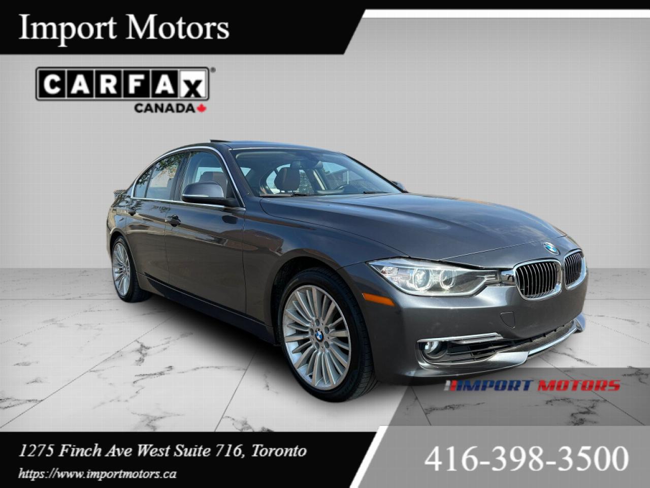 Used 2013 BMW 3 Series 4dr Sdn 328i xDrive AWD LEATHER SUNROOF for sale in North York, ON