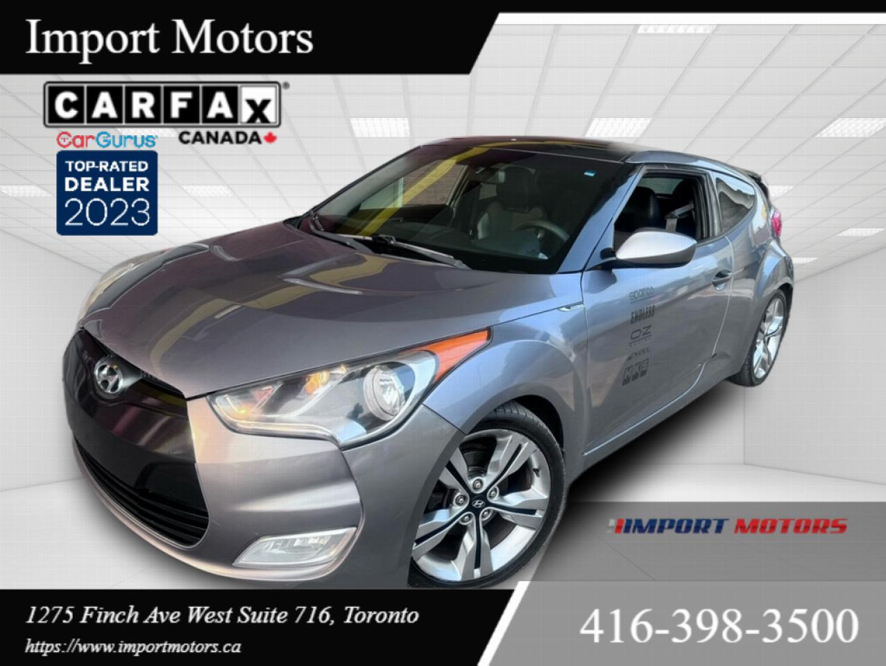 Used 2013 Hyundai Veloster AUTOMATIC SUNROOF BACKUP CAMERA NAVIGATION for sale in North York, ON