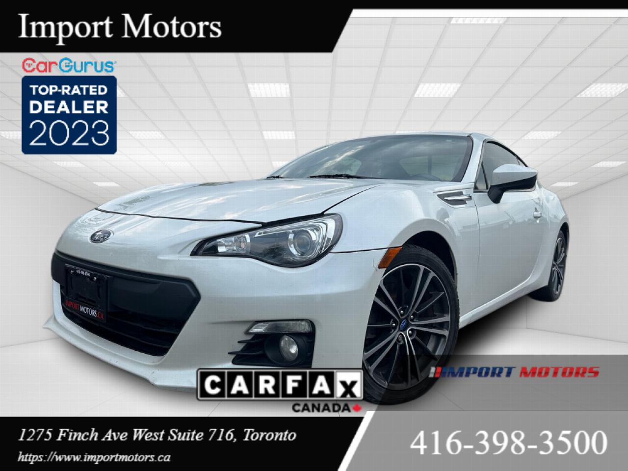 Used 2013 Subaru BRZ Premium 2dr Rear-wheel Drive Coupe Manual for sale in North York, ON